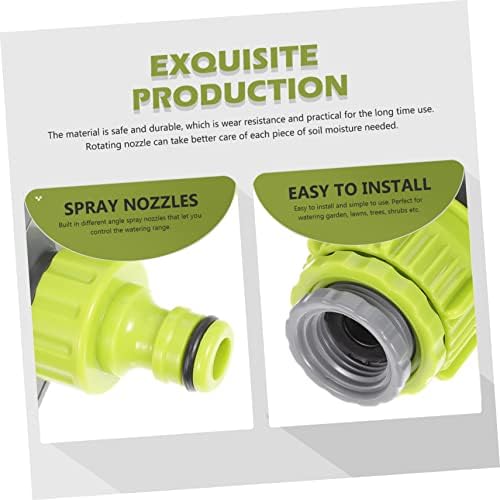 Sosoport 2pcs Garden Hose Adapter Connector Way Hose Splitter Faucet Manifold for - Image 5
