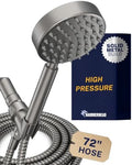 HammerHead Metal 1-Spray Shower Head with Handheld High Pressure, Long Hose by HammerHeadShowers