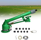 Farm Irrigation Sprinkler, Sprinkler Irrigation Machine,2" Adjustable Farm Sprinklers for Large Areas,Watering Spray with 10 Replacement Nozzle, for Farm Lawn Garden Irrigation by Unknown