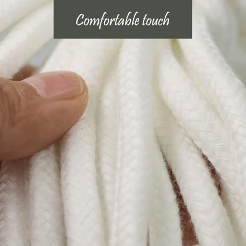 10m White Potted Water Absorbent Polyester Rope Self Watering Wick Cord, for DIY Round Automatic Waterer Soil Moisturizing Part(Length 10m(Dia 4mm)) - Image 5