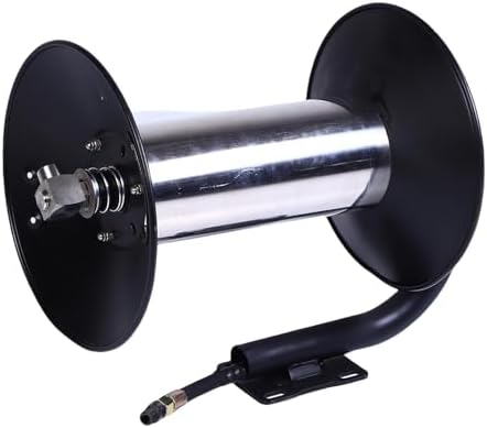 MAVIS LAVEN Alloy Steel Pressure Washer Hose Reel, 164FT Heavy Duty Wall M - Image 7