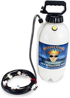Outdoor Mister 2 Gallon, Hand Pump with carry Bag. 1/4" Outdoor Mist Cooling, Water Spray Mist Cooling, Outdoor Cooling System for Pets, Gardens, Patios, Parks, Backyard Cooling by Mister+Coolz