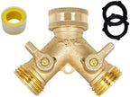 3/4 Inch 2/4-Way Brass Garden Hose Splitter Tap Y-Type Watering Connector Distributor for Outdoor Faucet(YtypeUSA) by Unknown