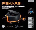 Fiskars Waterwheel XL with Wheels, All-Inclusive Watering Set, 27 m Total Reach, Automatic Rolling, Garden Hose in Universal Size (Diameter 13 mm), Universal Tap Connector, X-Series, 1067548 - Image 6