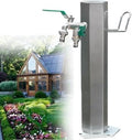 Outdoor Faucet Water Column, Freestanding Garden Hose Holder Brass Faucet, Freeze Crack Garden Vertical Water Column, Yard Hydrant Water Feature Fountain Suitable For Car Washing,6points(25mm) by HUMNZR