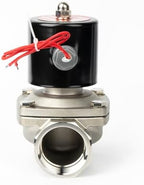 U.S. Solid 1-1/2" Solenoid Valve - 110V AC Stainless Steel Electric Solenoid Valve, Normally Closed, Viton Seal - Image 5