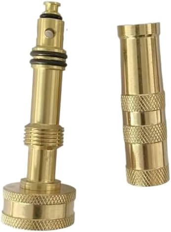Watering Hose Nozzle- Brass Adjustable Twist Design, Heavy-Duty - Image 5