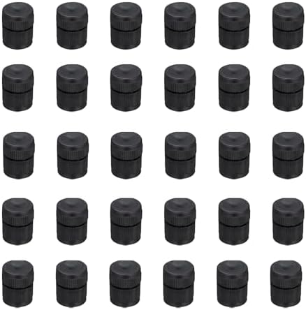 30 Pack Shrub Sprinkler Heads,360 Degree Full Circle Water Spray Nozzle for 1/2 Inch Male Thread,Adjustable Water Flow Mushroom Irrigation Bubbler for Yard Lawn Shrubs & Garden (30pcs Black) by Unknown