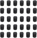 30 Pack Shrub Sprinkler Heads,360 Degree Full Circle Water Spray Nozzle for 1/2 Inch Male Thread,Adjustable Water Flow Mushroom Irrigation Bubbler for Yard Lawn Shrubs & Garden (30pcs Black) by Unknown