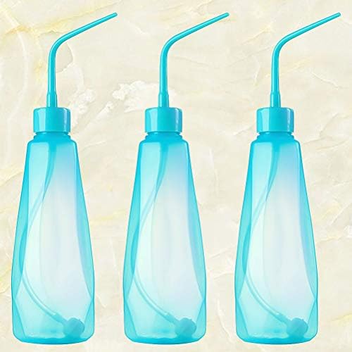 Watering Can Indoor, 3pcs plastic watering can solvent sprayer plant watering flower plants plant squeeze sprayer plant water sprayer succulent watering can plastic plants bottle(Blue) - Image 6