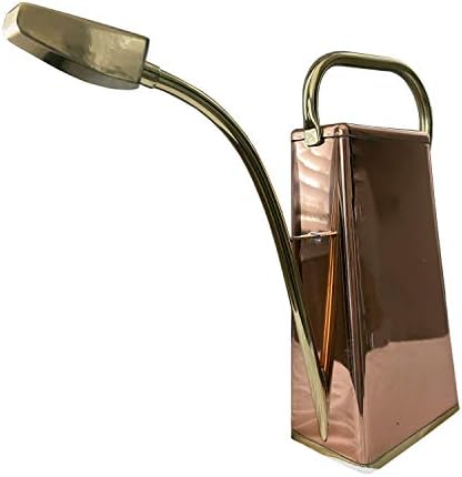 Bosmere V500 Large Copper Watering Can with Brass Rose, 2.5 Pint by Bosmere