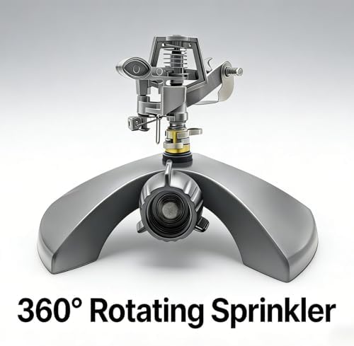 Coverage Outdoor Sprinkler with 360 Degree Rotation and 11M Water Distance for Efficient Irrigation ABS Sprinkler - Image 5