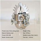 G1/2 G3/8 Rotating Chain Cutter Nozzle for Sewer Jetter Cleaning - Image 2