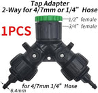 Ship accessories 5-100m Garden Watering Hose 4/7mm PVC Micro Irrigation Pipe Drip Irrigation Tubing Sprinkler 1/4'' Lawn Balcony Greenhouse Irrigation accessories(D-1PCS) - Image 2