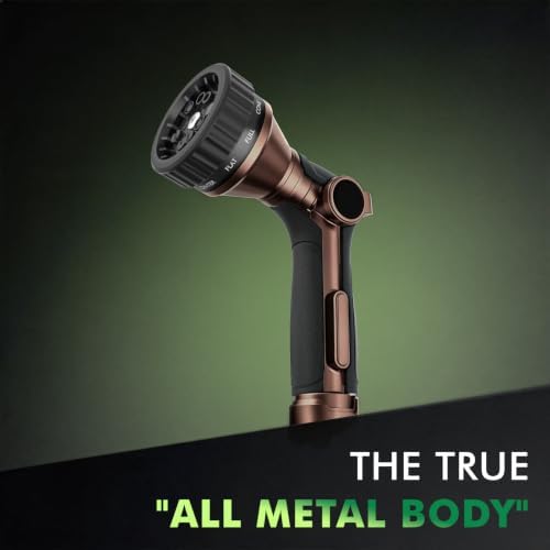 RESTMO Water Hose Nozzle Heavy Duty, Garden Hose Sprayer Thumb Control - Image 2