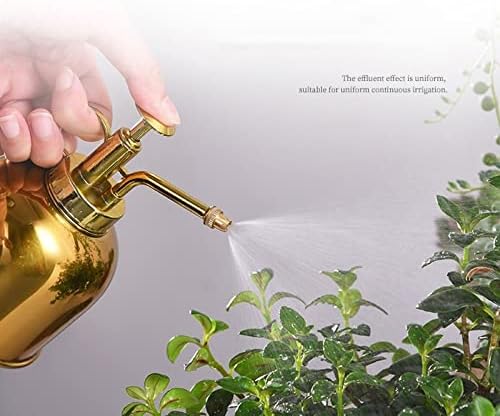 Sprinkler Bottle Stainless Steel Watering Can,Upgrade Mini Plant Spray Mister 10oz300ml Watering Pot for Outdoor Indoor Gardening Plant Silver,Gold Color Sprinkling can(Silver) - Image 5