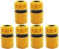 6PCS 3/4 1/2 inch Garden Hose Pipe Repair Connector Fitting Tubing Quick Connection(1I2inch-6pcs) by Unknown