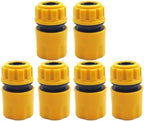 6PCS 3/4 1/2 inch Garden Hose Pipe Repair Connector Fitting Tubing Quick Connection(1I2inch-6pcs) by Unknown
