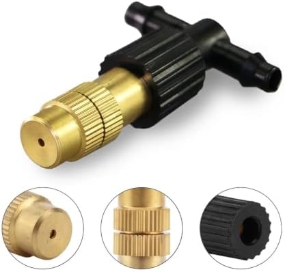 10–100Pcs Adjustable Brass Spray Nozzles with 1/4" Tee Joint - Image 5