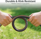 Giraffe Tools Garden Hose 50ft x 3/4" and Garden Hose Holder with 4 Spikes Holds 150FT, Freestanding - Image 6