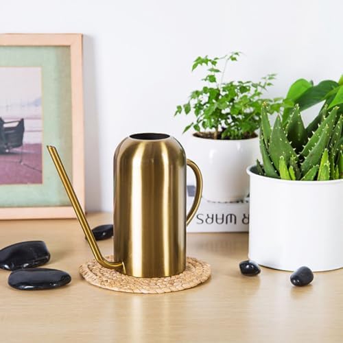 Golden Stainless Steel Watering Pot with Long Spout 1.5 L - Image 6