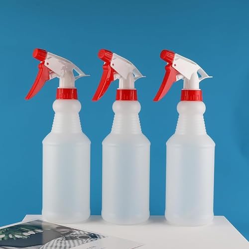 10 Packs 32oz Empty Spray Bottles Plastic Heavy Duty Refillable Spray Bottles with Adjustable Nozzle and Measurements for All Purpose Cleaning Solutions - Image 6