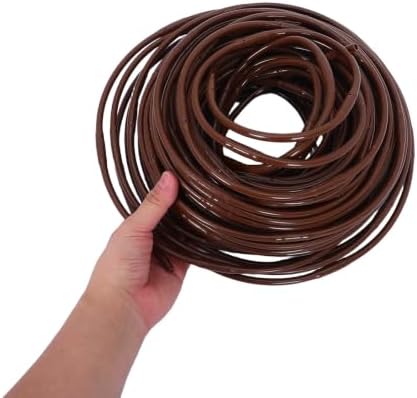 1/4 Inch Brown Drip Irrigation Tubing PVC Garden Watering Line 100ft - Image 4