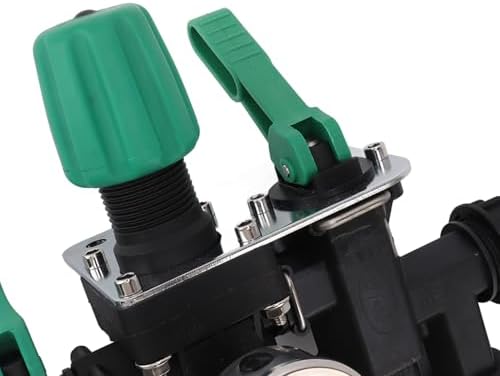 Hose Manifolds 4 Way Spigot Splitter Separate Switch Multifunction Easy Installation Oxidation sturdy for Farm Garden with Pressure Instrument - Image 2