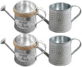 EXCEART 12 pcs Retro Iron Bucket Flowerpot Decorative Storage Containers for Home Decor Garden Display and Rustic Centerpieces by EXCEART
