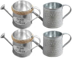 EXCEART 12 pcs Retro Iron Bucket Flowerpot Decorative Storage Containers for Home Decor Garden Display and Rustic Centerpieces by EXCEART