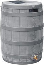 Good Ideas Rain Wizard Water Collection Barrel, 50 Gallon, Gray by GoodIdeas