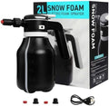 Electric Foam Sprayer 2L Cordless Rechargeable Spray Gun Black by Unknown
