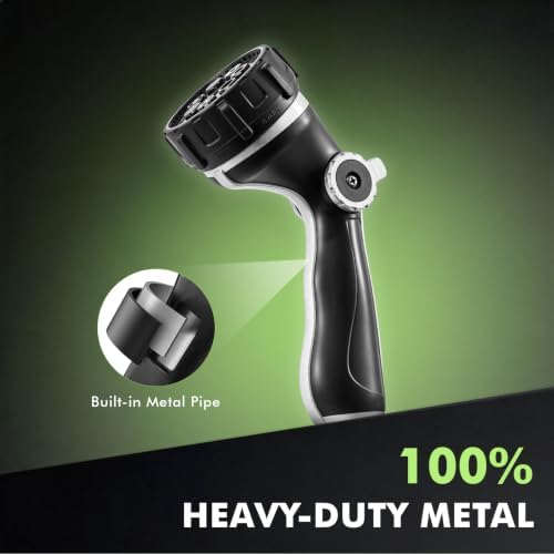 RESTMO Hose Nozzle Heavy Duty, Hose Spray Nozzle Thumb Control for Outdoor - Image 2