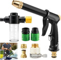 2026 Upgraded High Pressure Water Gun Nozzle with Three Adjustable Spray Patterns,Multi Purpose Household Jet Spray Nozzle for Garden Irrigation,Yard Cleaning,Car Washing,High Pressure Sprayer. (1) by Deedsen