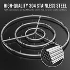 Skyflame 30-Inch Round Stainless Steel Fire Pit Jet Burner Ring - Image 5
