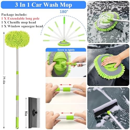 42Pcs Car Wash Kit with Foam Gun, Complete Car Detailing Brush Kit - Image 2