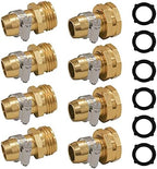 Hourleey Garden Hose Repair Connector with Clamps + Hose Repair Kit - Image 2
