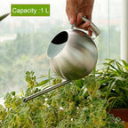 Watering Kettle Stainless Steel Long Spout 1000ml for Plants - Image 3