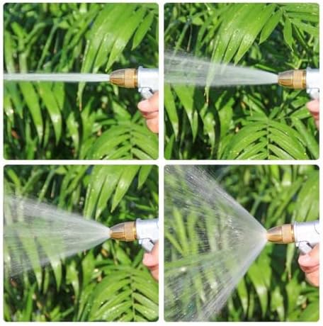 Metal Brass Nozzle High Pressure Spray Gun Garden Hose Pipe Water for Lawn Wash Sprinkler Sprayer Adjustable Tool(Water gun 1PC) - Image 3