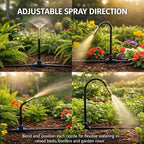 Drip Irrigation System 200FT 1/4", 36 Adjustable Copper Nozzles - Image 3