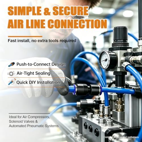 mankk 81PCS Quick Connect Air Hose Fittings Kit 1/8,1/4,3/8,1/2 inch - Image 4