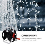 Freestanding Hose Storage Rack with Pp and Stainless Steel for Outdoor Use - Image 3