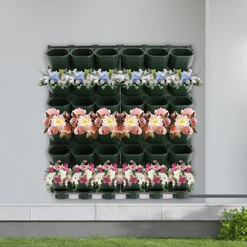 36 Pockets Wall Mounted Vertical Self-Watering Garden Planter with A Timer - Image 3