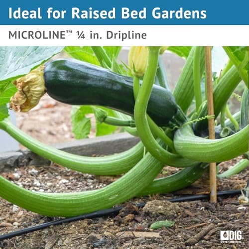 DIG ML-509B ¼” 500’ MICROLINE™ Dripline, 9” Dual Outlet Emitter Spacing, UV-Resistant Tubing for Garden & Landscape Irrigation | Flexible, Durable, Water-Saving | Easy Installation (Brown) - Image 7