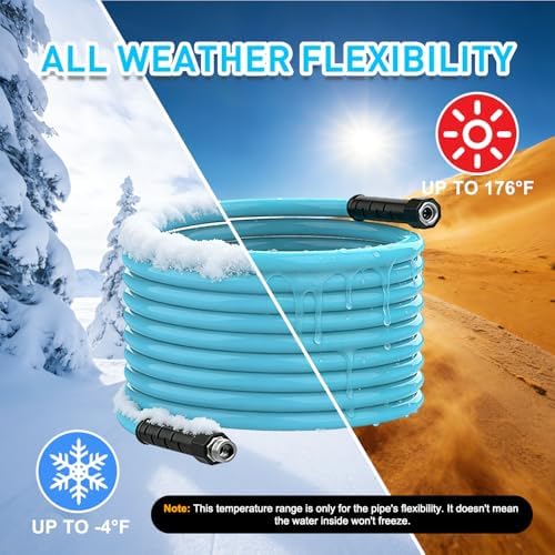 Nilight RV Water Hose 100FT Garden Drinking Hoses with Storage Bag - Image 3