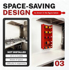 Wall-Mounted Wire Spool Holder, 5-Rod Steel Storage & Display Rack - Image 4