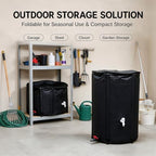 Collapsible Rain Barrel, Outdoor Rainwater Collection Storage Container (13.21, Gallons) - Image 6