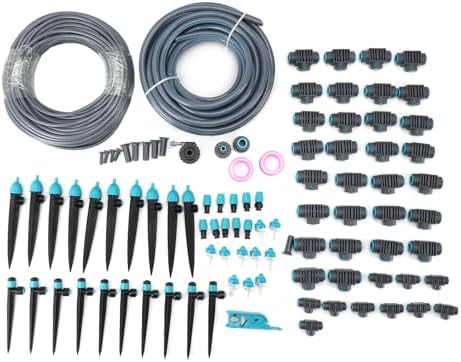 Drip Irrigation System Adjustable 3 Modes for Garden Watering with 15m Thick Hose and 50m Thin Hose - Image 6