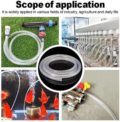 1m PVC Plastic Hoses, for Water Pump Tube Aquarium Tubing Irrigation Pipe Transparent Lab Hose Parts(50x57mm) - Image 3