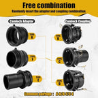 Pelopy 6 Pcs 4 Inch Black Cam Lock Fittings Kit - Image 5